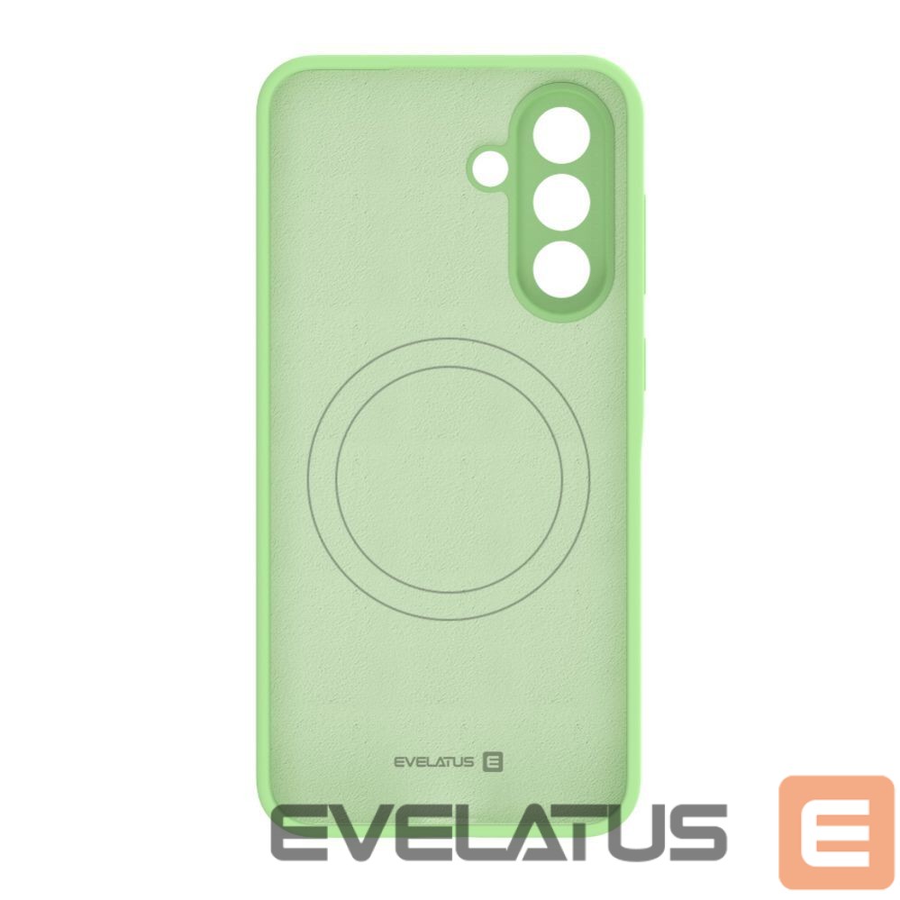 Aizmugurējais vāciņš Evelatus Samsung Galaxy A56 Premium Magnetic Soft Touch Silicone Case Mint