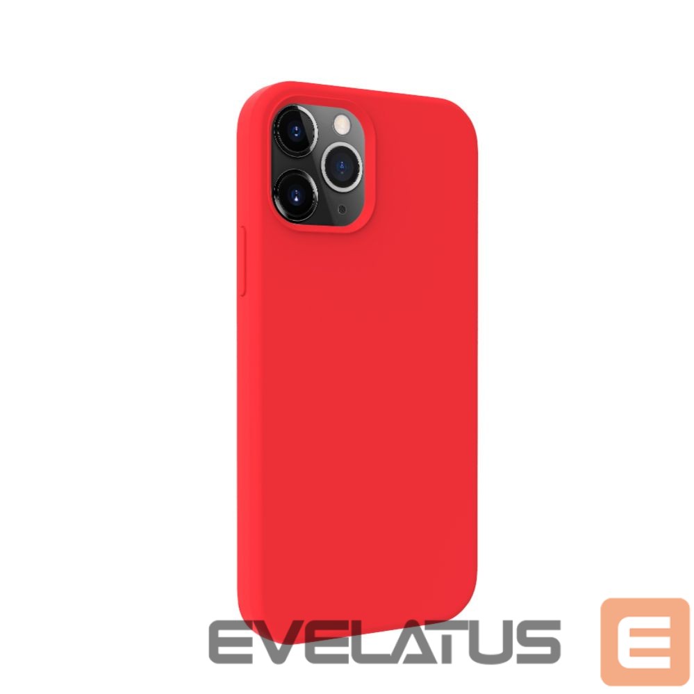 Aizmugurējais vāciņš Evelatus Apple iPhone 12 / 12 Pro Premium Magsafe Soft Touch Silicone Case Red