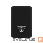 Ārējais akumulators Guess  PU Grained Triangle Logo MagSafe Powerbank 5000mAh Black