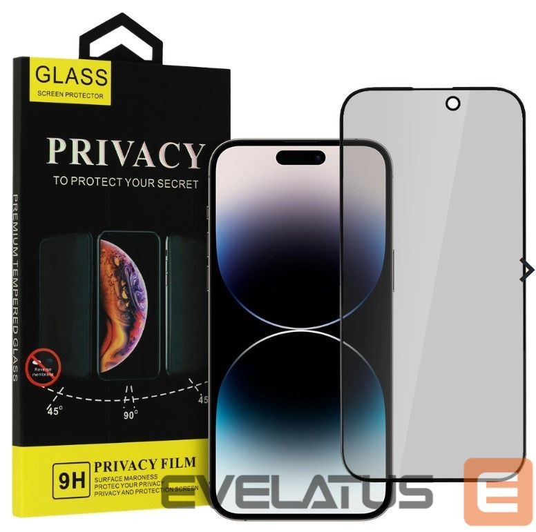 Aizsargstikls iLike Samsung GALAXY A56 5G Tempered Privacy Glas Black