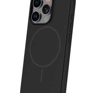 Aizmugurējais vāciņš iLike Apple iPhone 15 Pro Soft Touch Silicone case With Magnetic Black