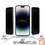 Aizsargstikls iLike - GALAXY S25 / S24  Tempered Privacy Glass Black
