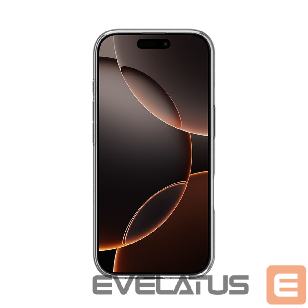Aizmugurējais vāciņš Evelatus Apple iPhone 17 Clear Silicone Case 1.5mm TPU Transparent
