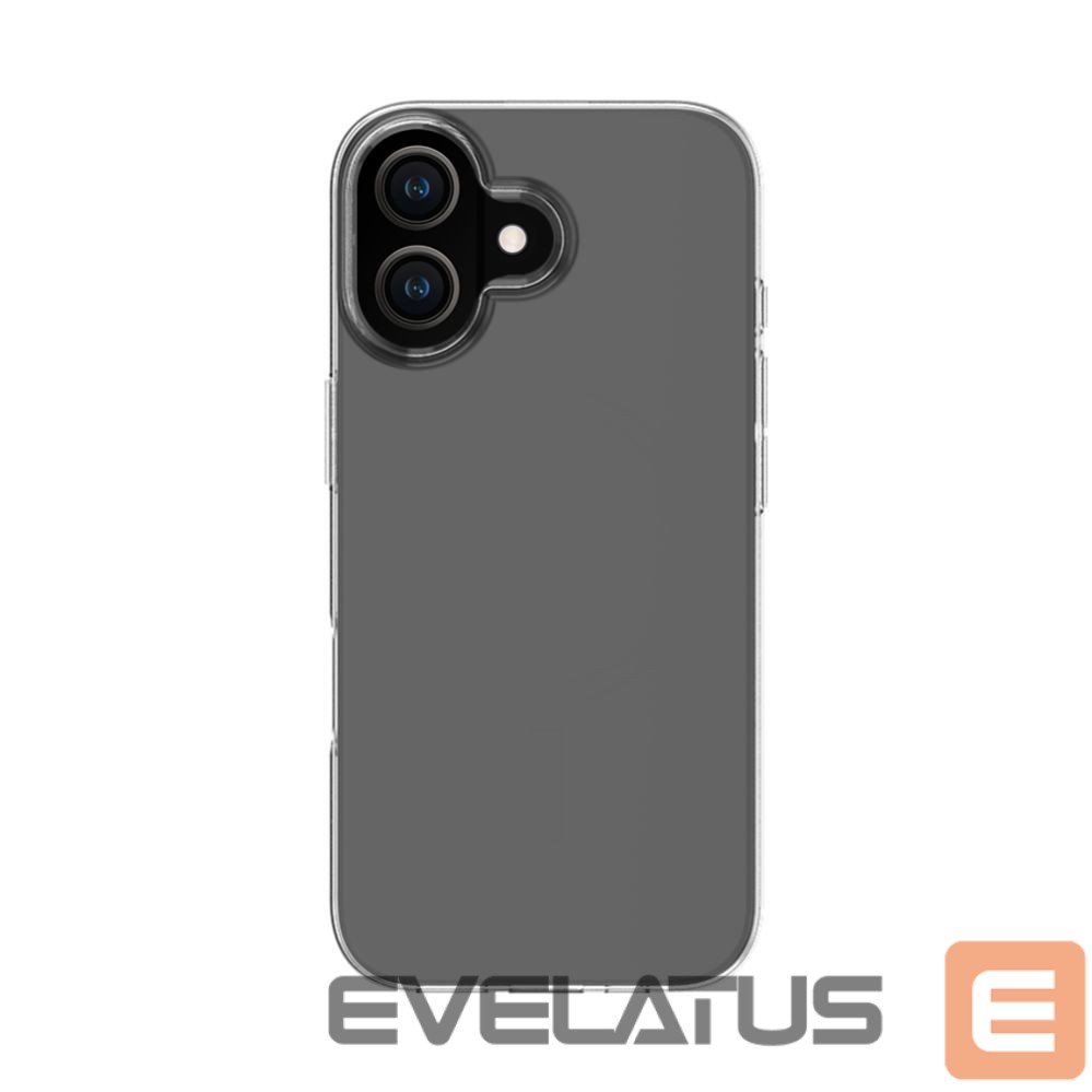 Aizmugurējais vāciņš Evelatus Apple iPhone 17 Clear Silicone Case 1.5mm TPU Transparent