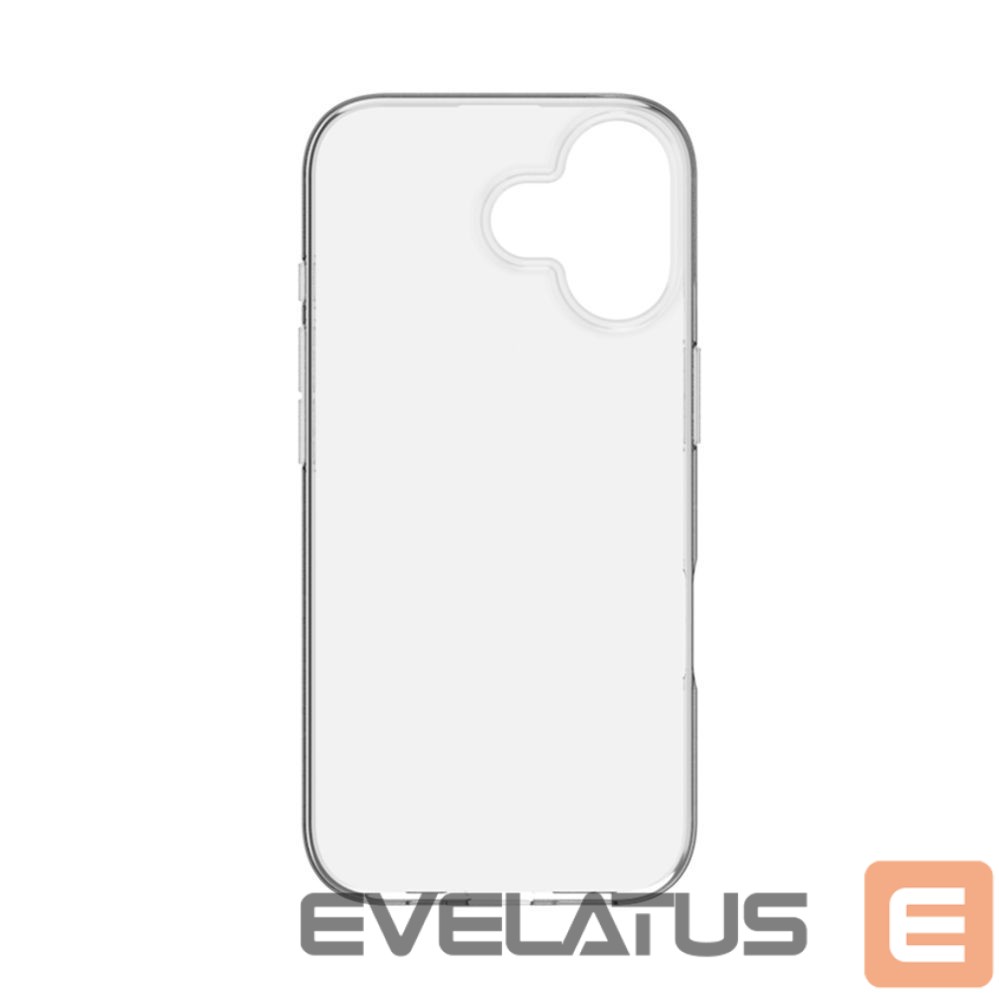 Aizmugurējais vāciņš Evelatus Apple iPhone 17 Clear Silicone Case 1.5mm TPU Transparent