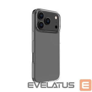 Aizmugurējais vāciņš Evelatus Apple iPhone 17 Pro Clear Silicone Case 1.5mm TPU Transparent