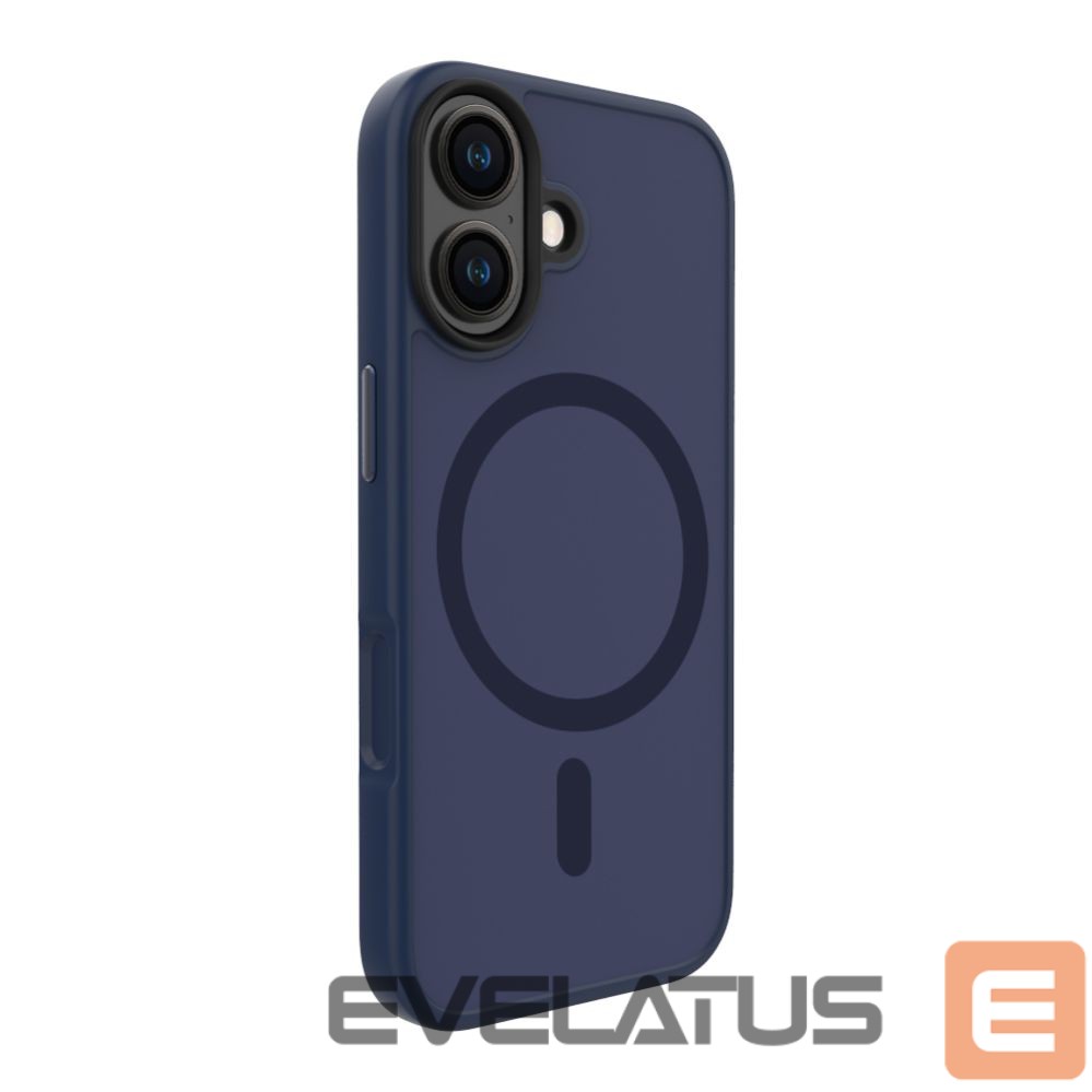 Aizmugurējais vāciņš Evelatus Apple iPhone 17 Hybird Case With MagSafe PC+TPU Blue