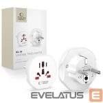 Adapteris Tech-Protect Universal WL-09 UNIVERSAL TRAVEL ADAPTER FROM EU WHITE White