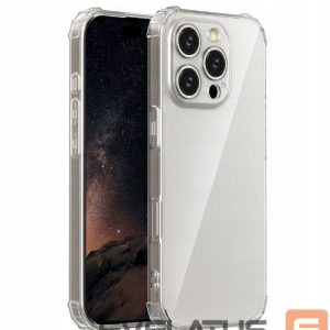 Aizmugurējais vāciņš iLike Apple iPhone 17 Anti Shock 1,5 mm case big hole Transparent