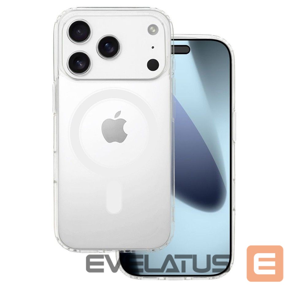 Aizmugurējais vāciņš iLike Apple iPhone 17 Pro Acrylic Magsafe Case Transparent