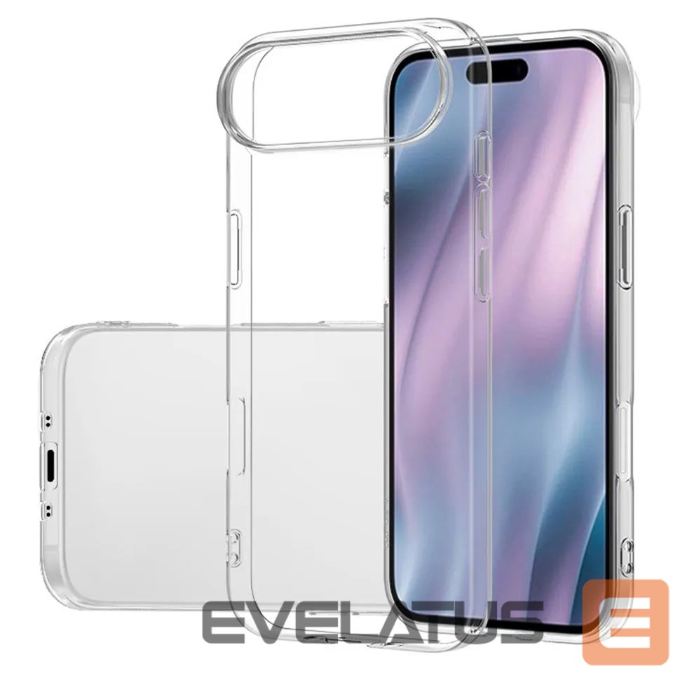 Aizmugurējais vāciņš iLike Apple iPhone 17 Air Slim 2 mm Box case Transparent