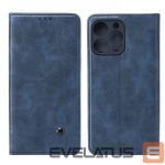 Atveramie maciņi iLike Xiaomi Redmi Note 14 Pro 4G Smart Seam book case Navy Blue