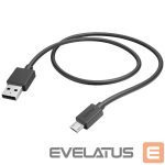Kabelis Hama  Charging Cable USB-A to Micro USB 1m Black
