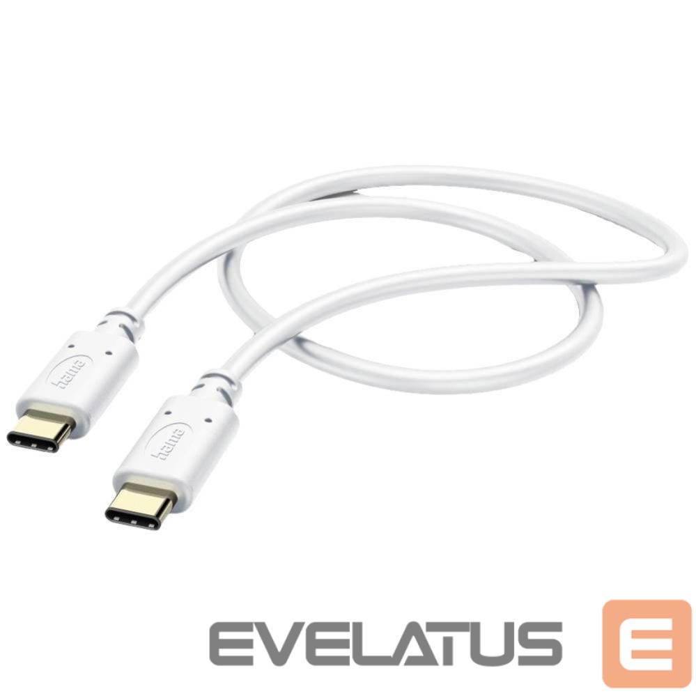 Kabelis Hama Charging Cable USB-C to USB-C 1.5m White
