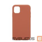Aizmugurējais vāciņš Connect Samsung Galaxy A34 Premium Quality Soft Touch Silicone Case Saddle Brown