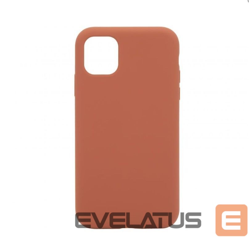 Aizmugurējais vāciņš Connect Samsung Galaxy A54 Premium Quality Soft Touch Silicone Case Saddle Brown