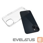 Aizmugurējais vāciņš Connect Apple iPhone 15 Clear Silicone Case 1.5mm TPU Transparent