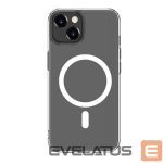 Aizmugurējais vāciņš Connect Apple iPhone 14 Clear Case with MagSafe Transparent