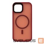 Aizmugurējais vāciņš Connect Apple iPhone 15 Hybrid Case With Magnetic PC+TPU Red