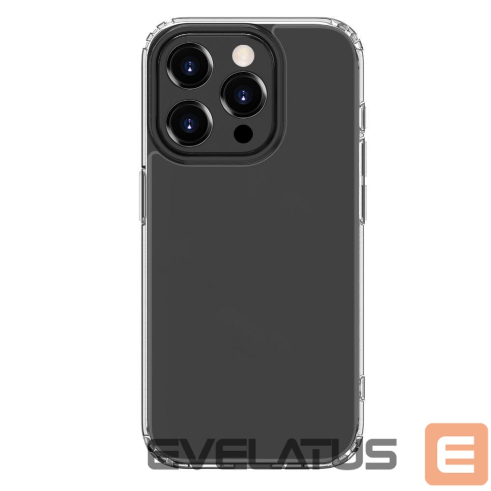 Aizmugurējais vāciņš Connect Apple iPhone 15 Pro Military Shockproof Silicone Case Transparent