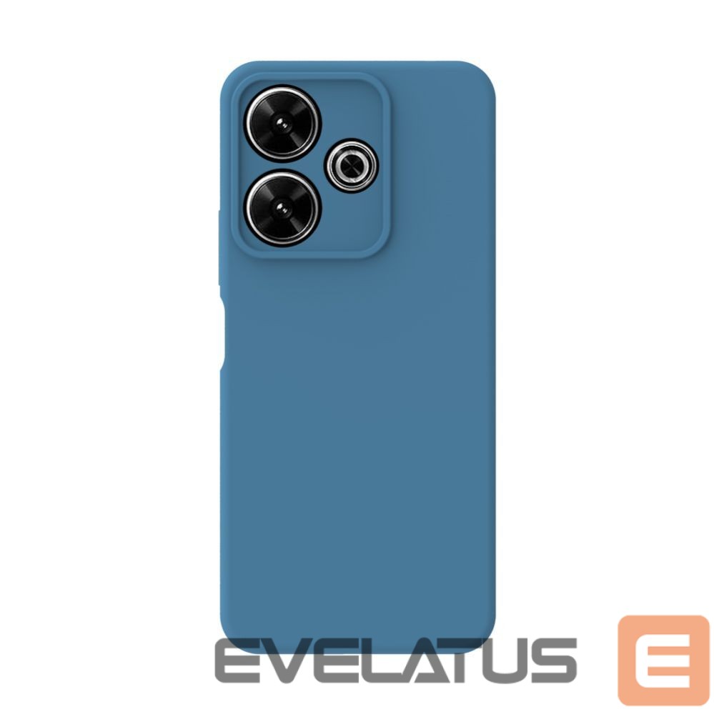 Aizmugurējais vāciņš Evelatus Xiaomi Poco M6 Pro Premium Soft Touch Silicone Case Blue