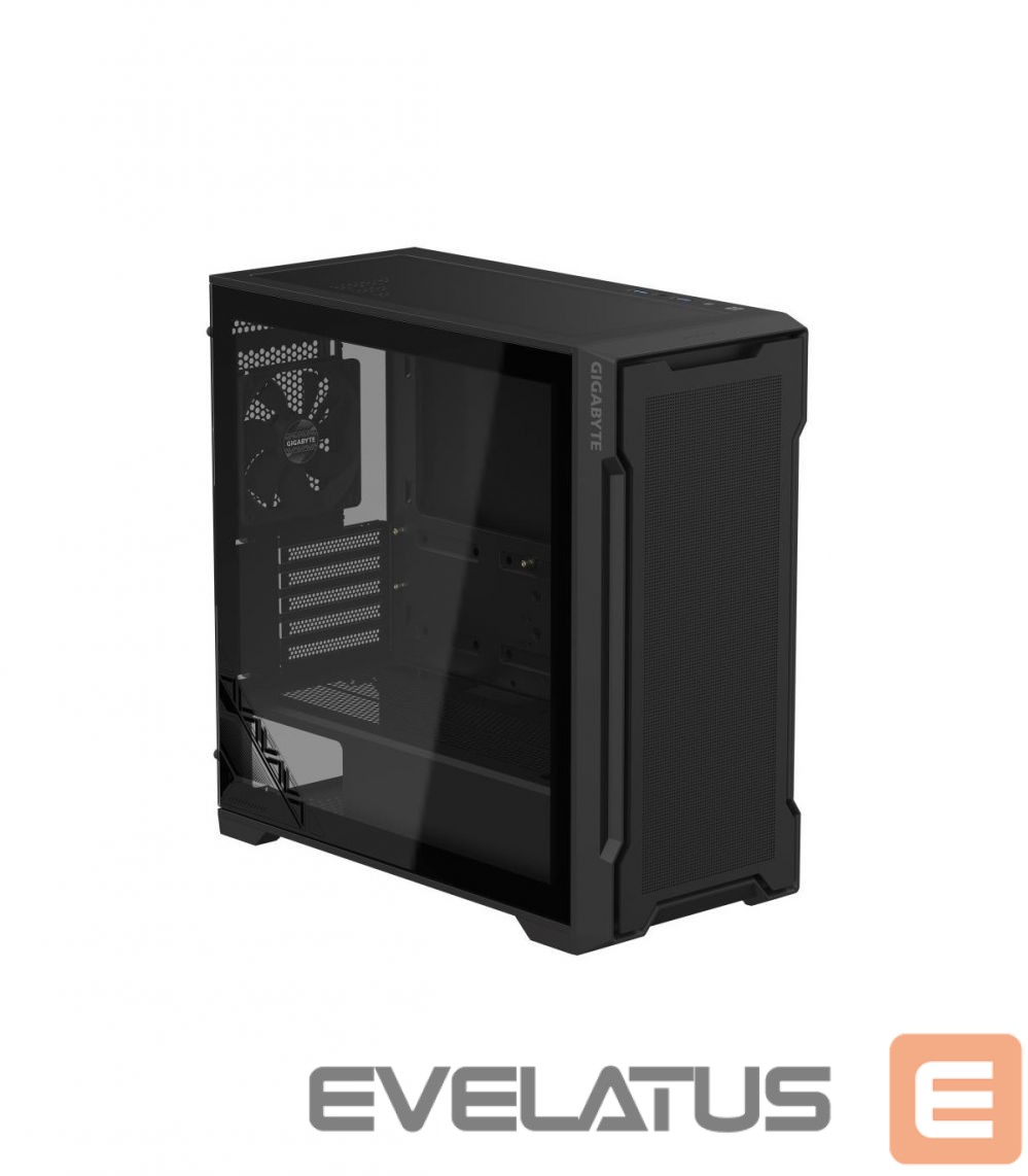 Datoru korpusi Gigabyte CASE MIDITOWER ATX W/O PSU/GB-C102G BLACK