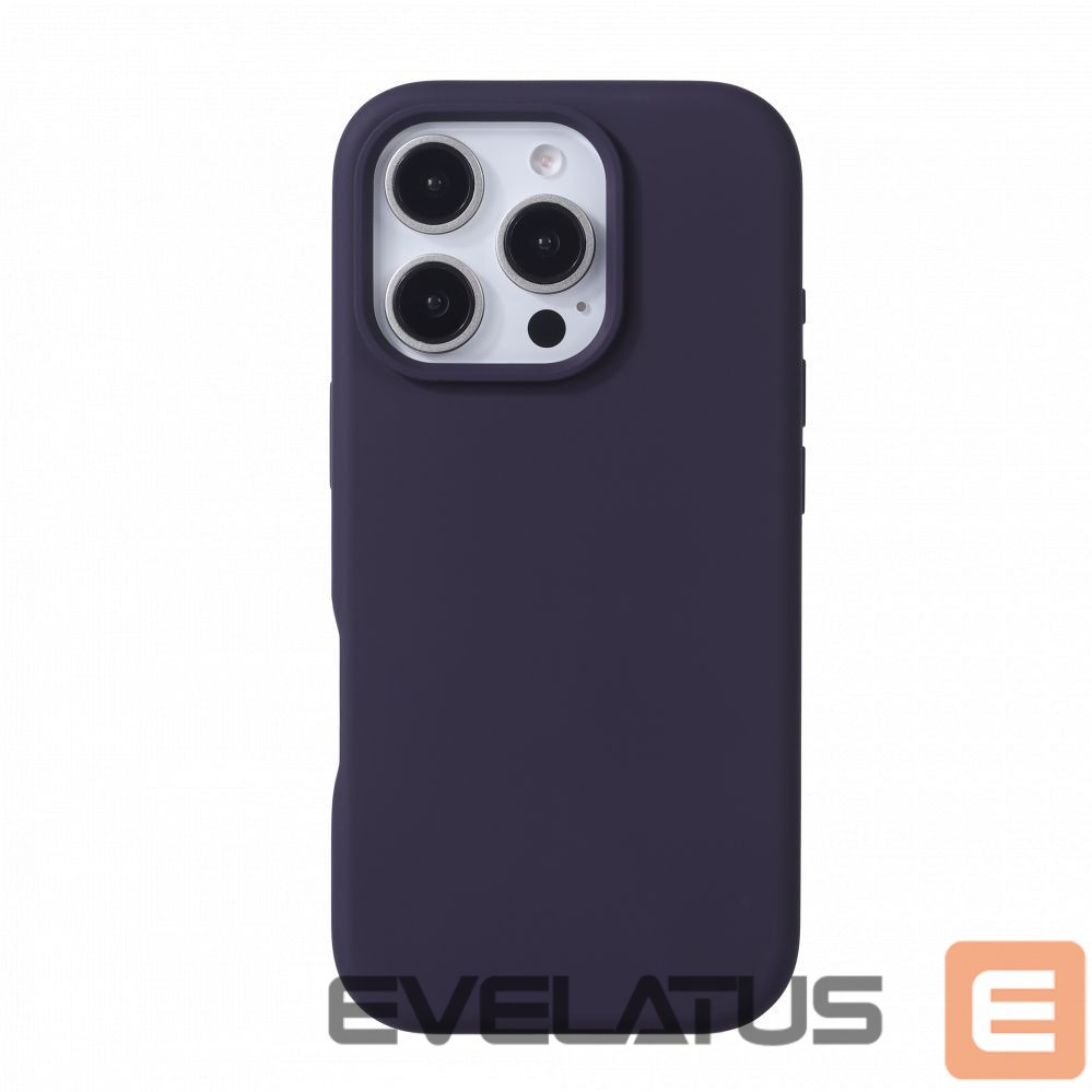 Aizmugurējais vāciņš Evelatus Apple iPhone 16 Pro Premium Magsafe Soft Touch Silicone Case Deep Purple