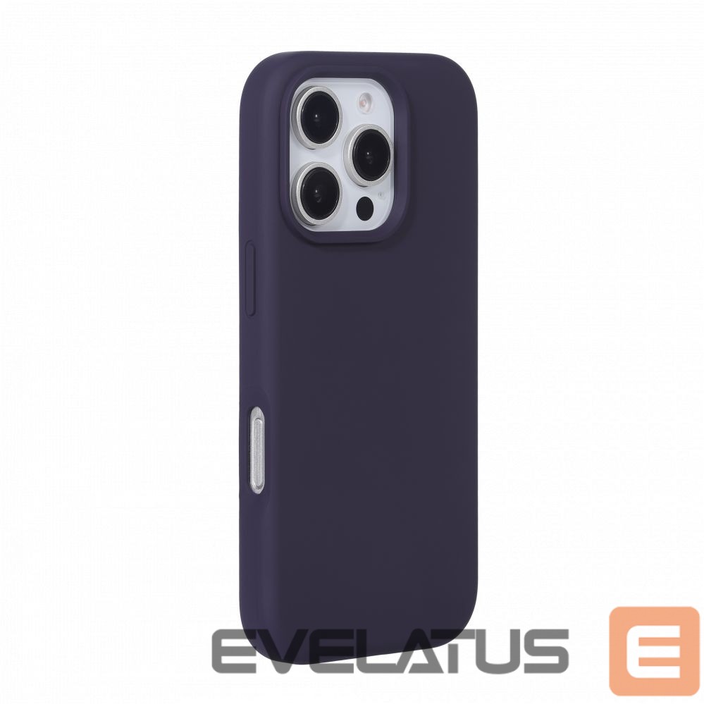 Aizmugurējais vāciņš Evelatus Apple iPhone 16 Pro Premium Magsafe Soft Touch Silicone Case Deep Purple
