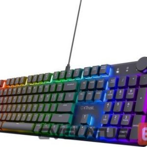 Datora tastatūra Trust  KEYBOARD USB GXT866 TORIX/EN 24910 