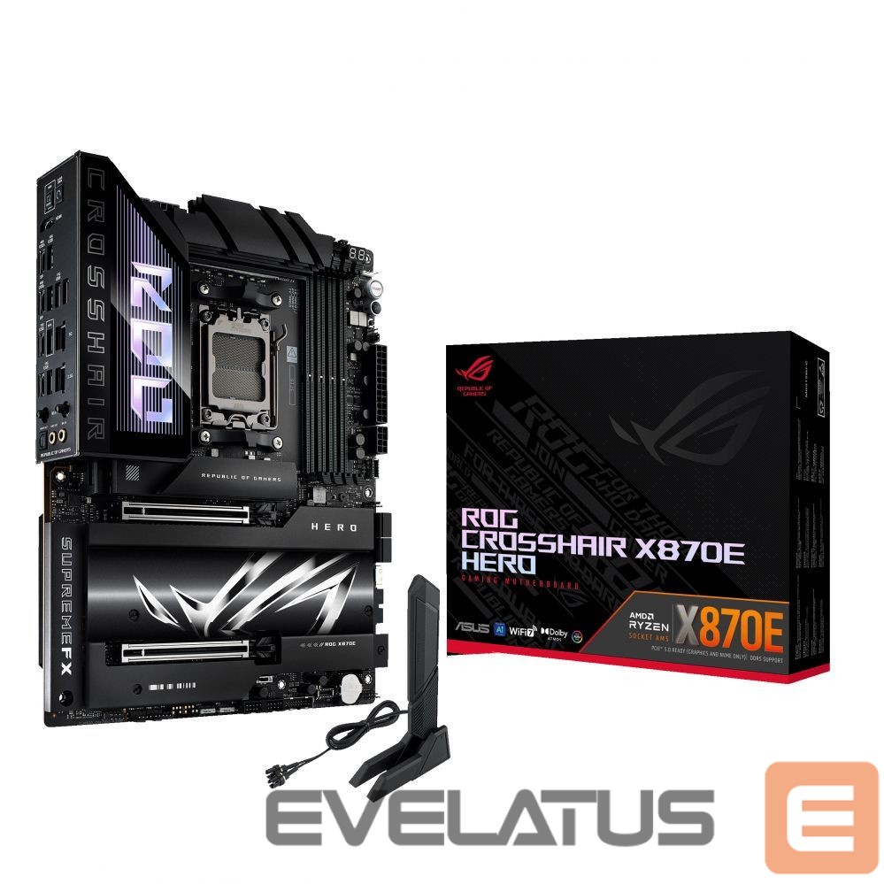 Pamatplate Intel procesorsiem Asus MB X870E S1718 ATX/ROG CROSSHAIR X870E HERO