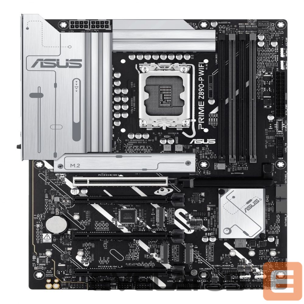 Pamatplate Intel procesorsiem Asus MB Z890 S1851 ATX/PRIME Z890-P WIFI