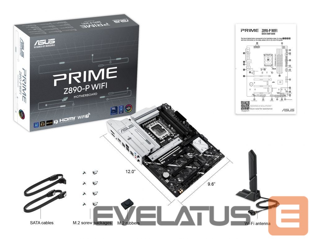Pamatplate Intel procesorsiem Asus MB Z890 S1851 ATX/PRIME Z890-P WIFI