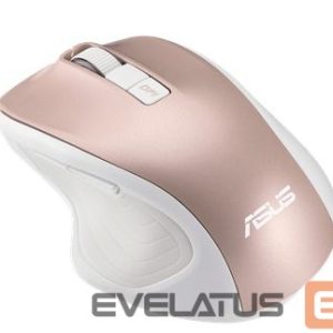 Datora pele Asus  MW202 2.4GHz Wireless Optical Mouse 	Wireless Rose Gold 