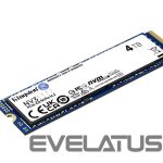 Cietais disks SSD Kingston  SSD | NV3 | 4000 GB | SSD form factor M.2 2280 | Solid-state drive interface PCIe 4.0 x4 NVMe | Read speed 6000 MB/s | Write speed 5000 MB/s 
