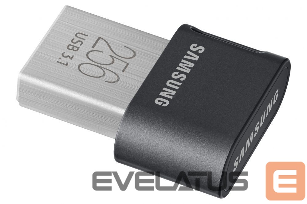 Zibatmiņa Samsung FIT Plus MUF-256AB/APC 256 GB, USB 3.1, Black/Silver