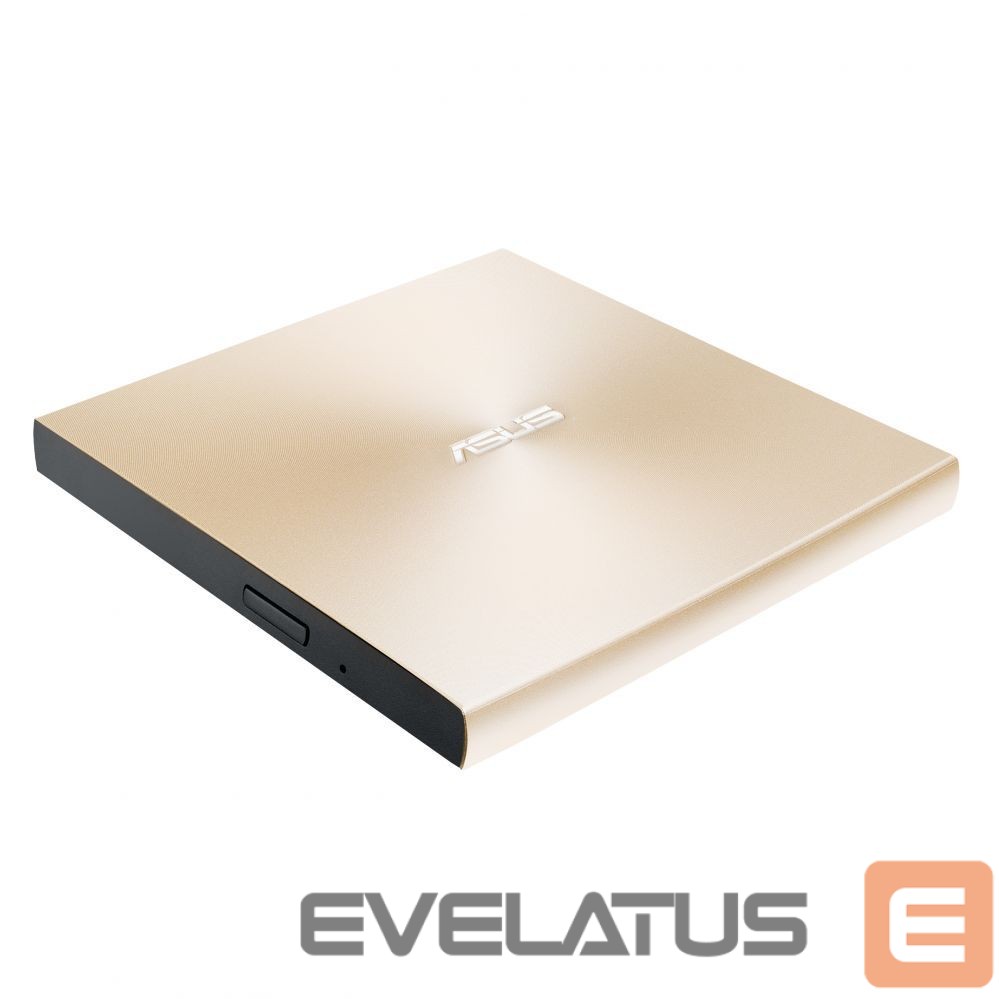 Serveru - Citi piederumi Asus ZenDrive U8M (SDRW-08U8M-U) Interface USB Type-C, DVD±RW, CD read speed 24 x, CD write speed 24 x, Gold