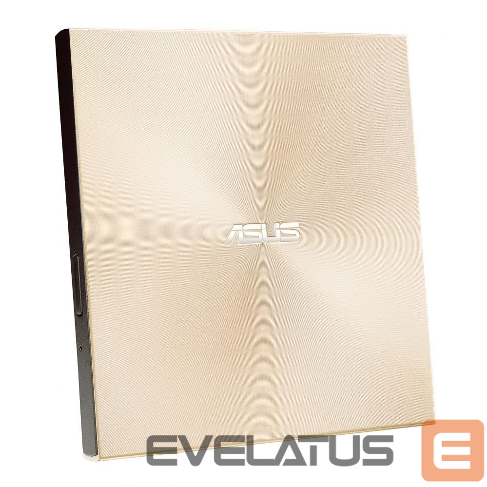 Serveru - Citi piederumi Asus ZenDrive U8M (SDRW-08U8M-U) Interface USB Type-C, DVD±RW, CD read speed 24 x, CD write speed 24 x, Gold