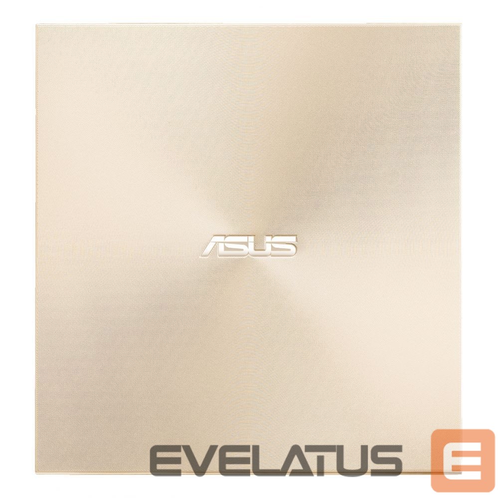 Serveru - Citi piederumi Asus ZenDrive U8M (SDRW-08U8M-U) Interface USB Type-C, DVD±RW, CD read speed 24 x, CD write speed 24 x, Gold