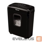 Biroja piederumi Fellowes  Powershred 6M Black, 13 L, Credit cards shredding, Mini-Cut Shredder, Paper handling standard/output 6 sheets per pass, Warranty 24 month(s)