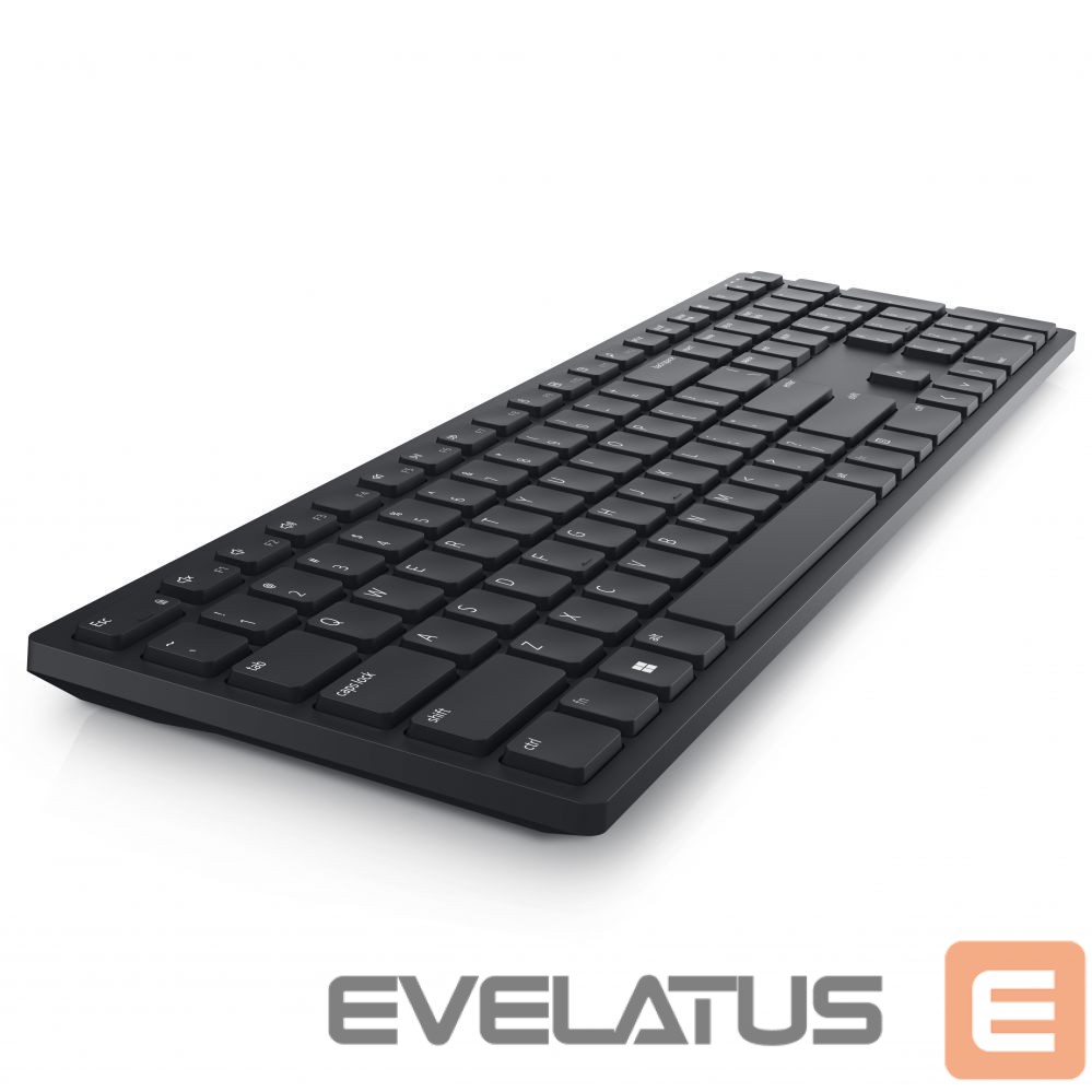 Datora tastatūra Dell Keyboard KB500 Wireless, US, Black