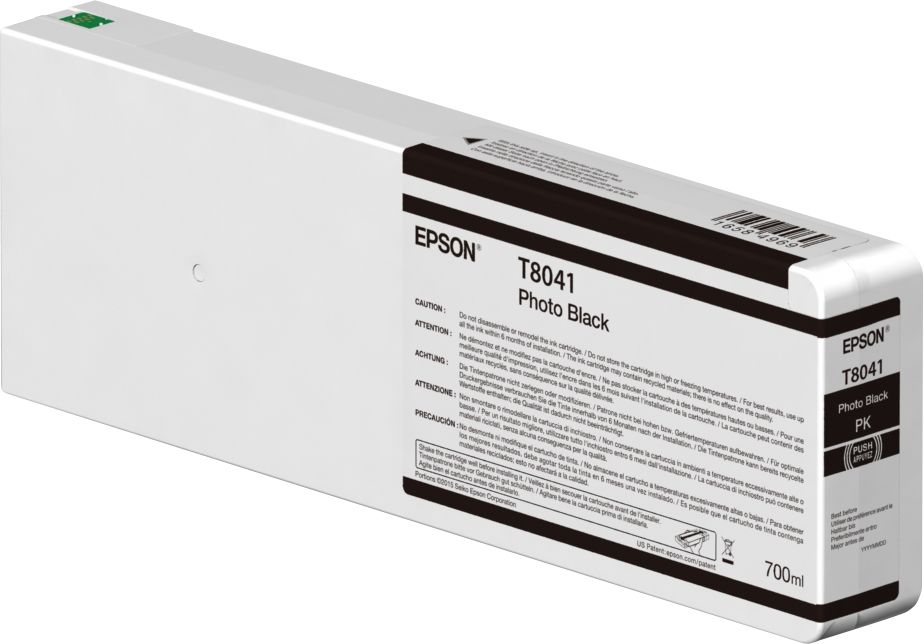 Aksesuāri un izejmateriāli EPSON T44J140 UltraChrome PRO 12 700ml Ink cartrige, Photo Black