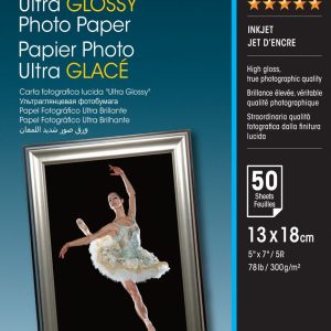Biroja piederumi EPSON  Ultra Glossy Photo Paper 50 sheets, 13 x 18 cm, 300 g/m²