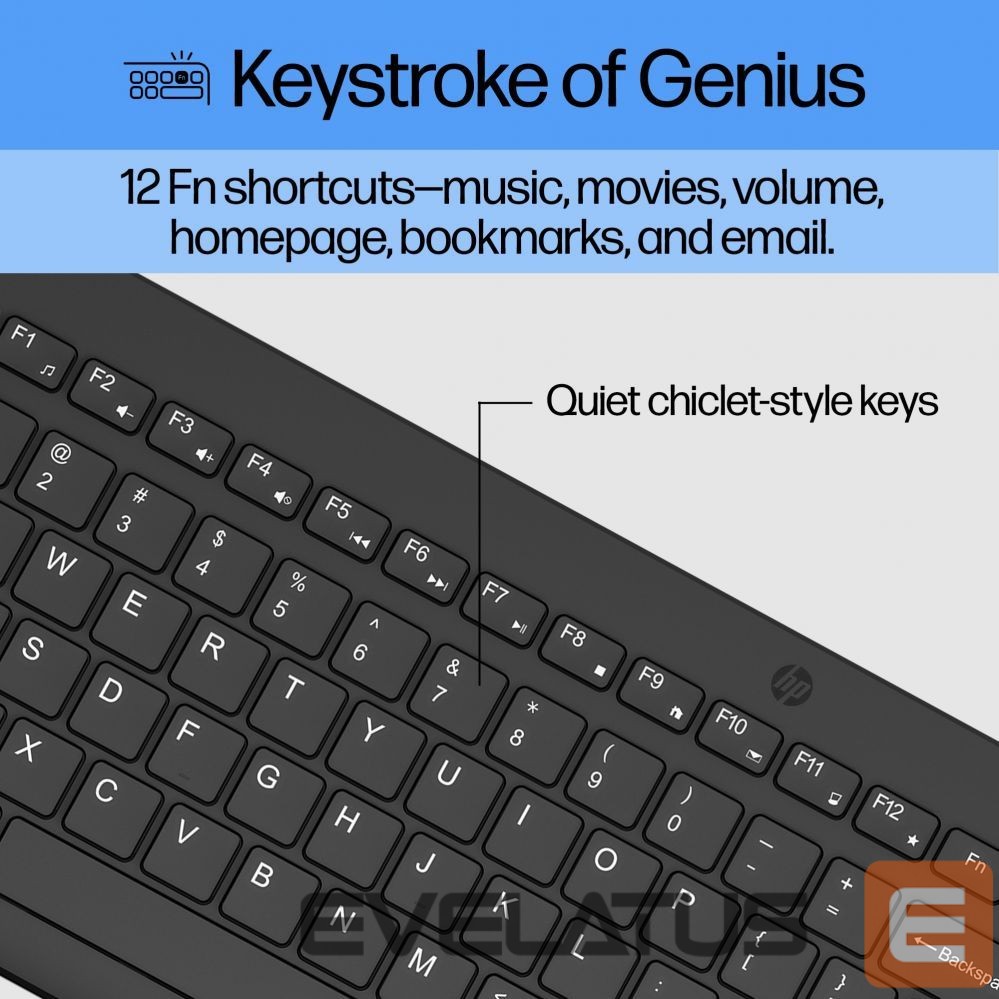 Datora tastatūra HP HP 330 Wireless Mouse and Keyboard (EN)