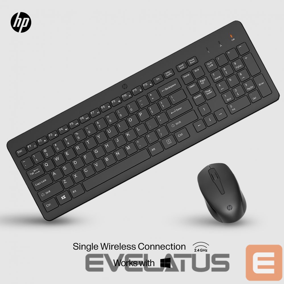 Datora tastatūra HP HP 330 Wireless Mouse and Keyboard (EN)