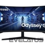 Monitors Samsung  Curved Monitor  LC34G55TWWPXEN 34 ", VA, UWQHD, 3440 x 1440, 21:9, 1 ms, 250 cd/m², Black, 165 Hz, HDMI ports quantity 1 