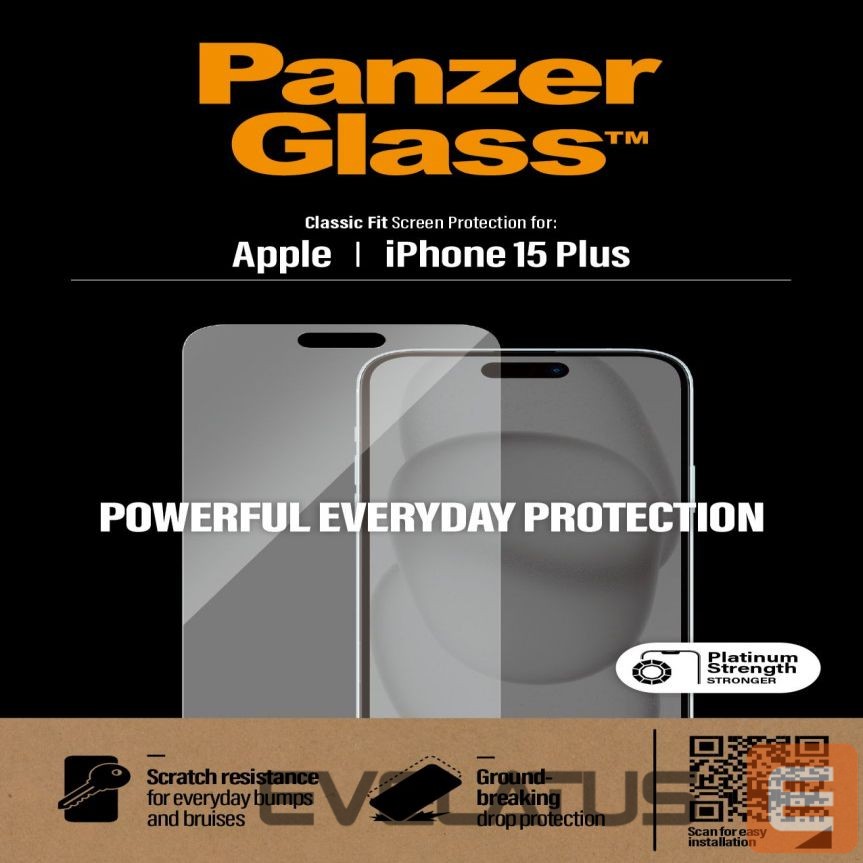 Aizmugurējais vāciņš PanzerGlass Screen Protector iPhone 2023 6.7 |Classic Fit