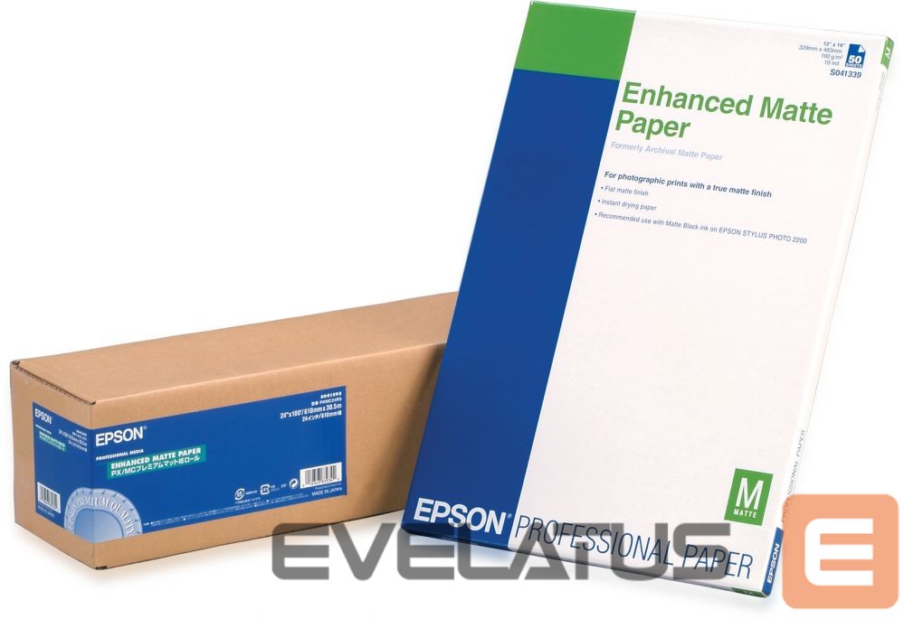 Biroja piederumi EPSON 189 g/m² Enhanced Matte Paper