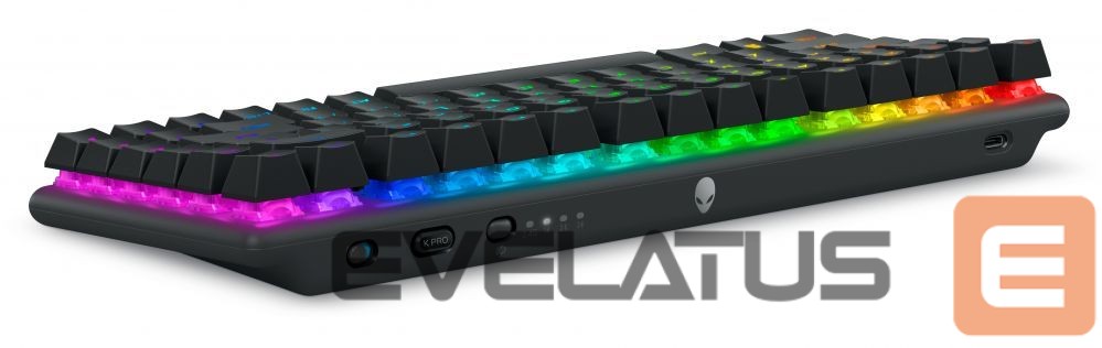 Datora tastatūra Dell 545-BBFQ Alienware Pro Gaming Keyboard Wireless US Alienware Linear Mechanical Dark Side of the Moon Bluetooth