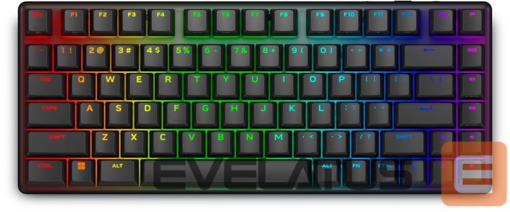 Datora tastatūra Dell 545-BBFQ Alienware Pro Gaming Keyboard Wireless US Alienware Linear Mechanical Dark Side of the Moon Bluetooth