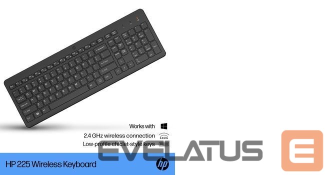 Datortehnikas aksesuāri HP HP 225 Wireless Keyboard